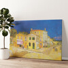Personalized canvas print The Yellow House