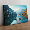 Cadeau personnalisé Lac de Braies Tyrol du Sud de l'Italie