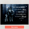 Toile personnalisée Maman-loup