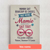 Toile personnalisée Mamie sait tout.