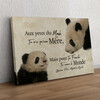 Cadeau personnalisé Mère Panda