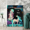 Murale personnalisée Le monde magique des licornes