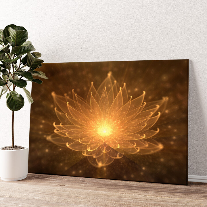 Impression sur toile personnalisée Fleur de lotus