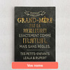 Toile personnalisée Un prix pour Mamie