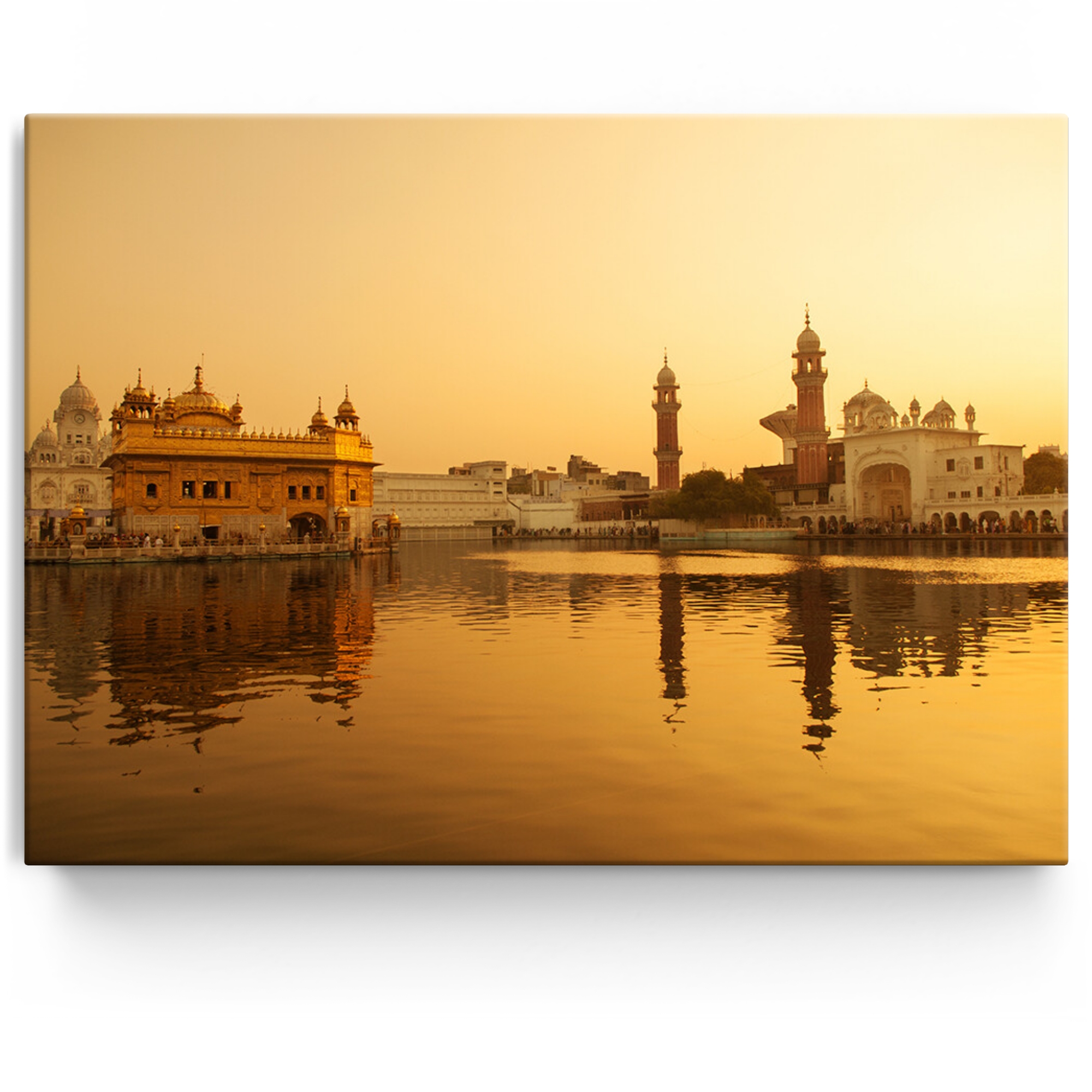 Toile personnalisée Temple d'or Amritsar Punjab Inde