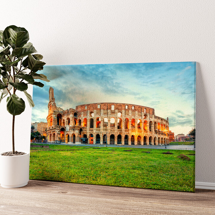 Impression sur toile personnalisée Colisée de Rome