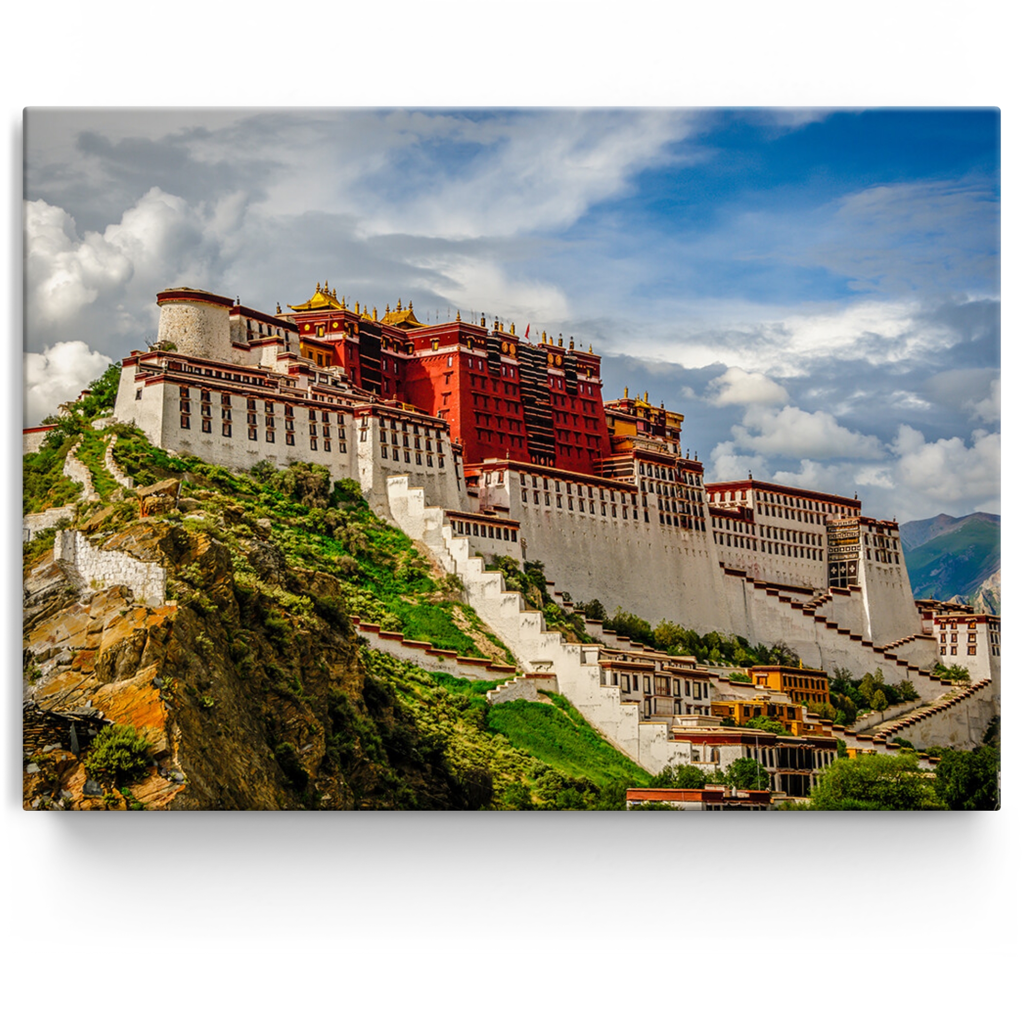 Toile personnalisée Palais de Portala au Tibet