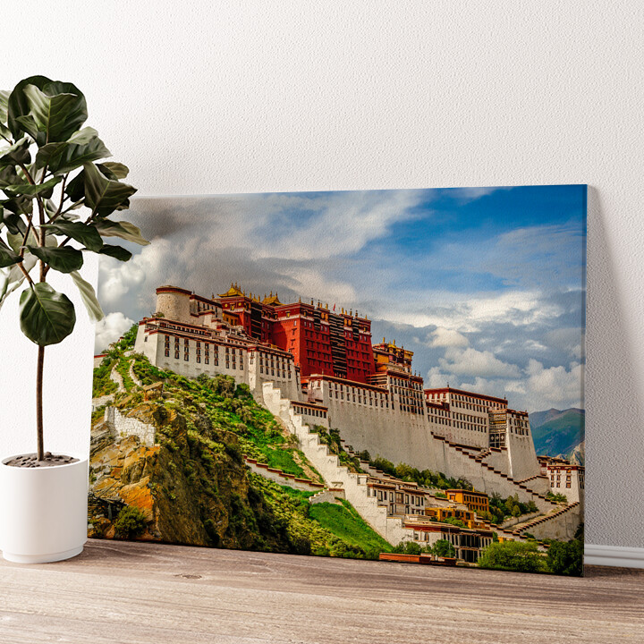 Impression sur toile personnalisée Palais de Portala au Tibet