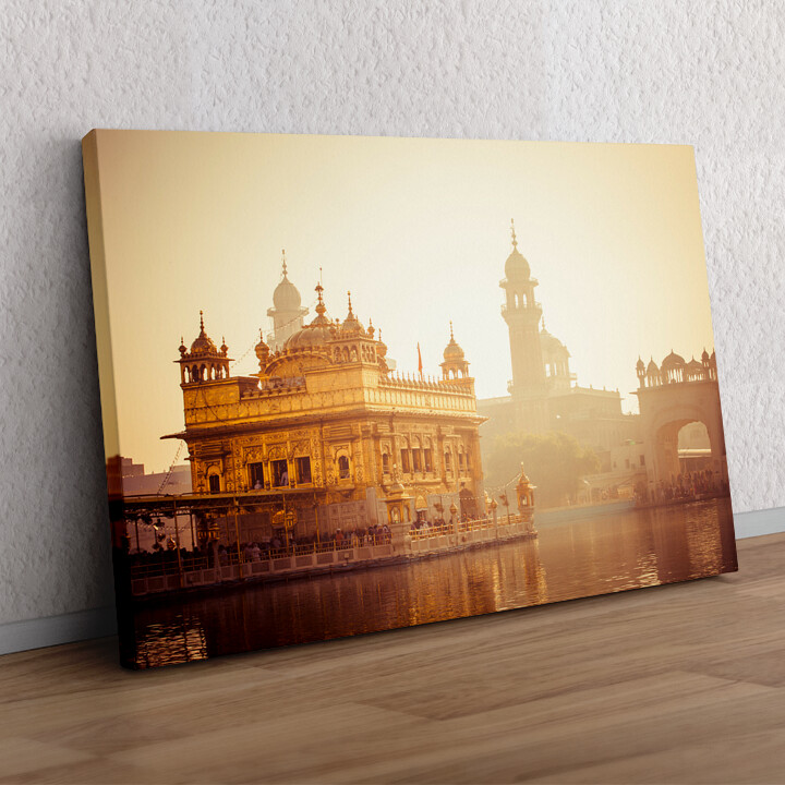 Cadeau personnalisé Sikh Gurdwara Golden Temple Punjab Inde