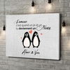 Toile Cadeau Ensemble de pingouins