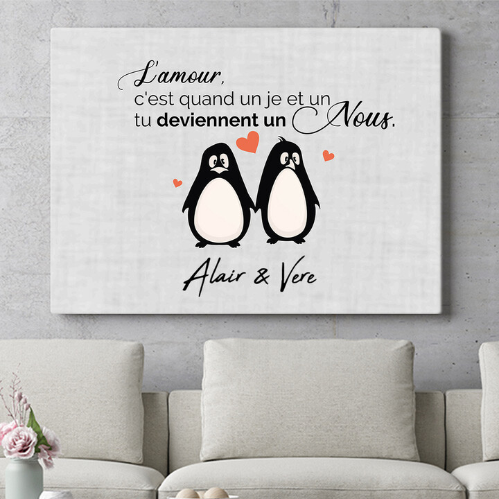 Murale personnalisée Ensemble de pingouins