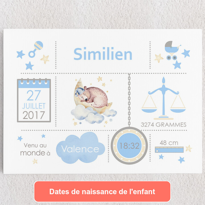 Bebe Ours En Toile Toiles Personnalisees Canvaso Com Bebe Ours En Toile Toiles Personnalisees Canvaso Com