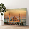 Impression sur toile personnalisée Mosquée bleue d'Istanbul