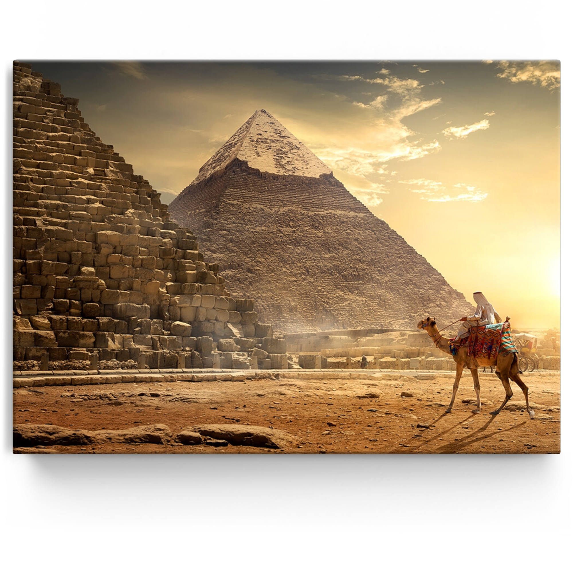 Toile personnalisée Pyramides