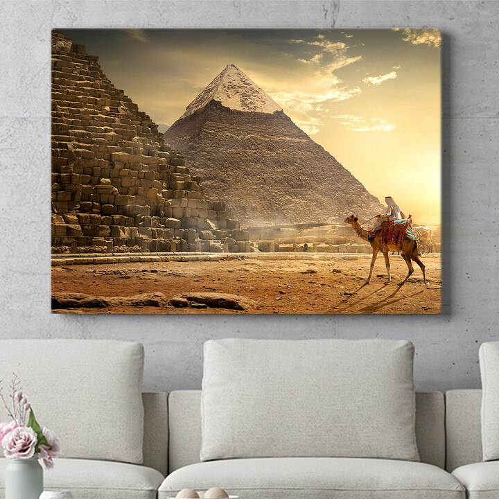 Murale personnalisée Pyramides