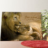 L'amour des Lions Murale personnalisée