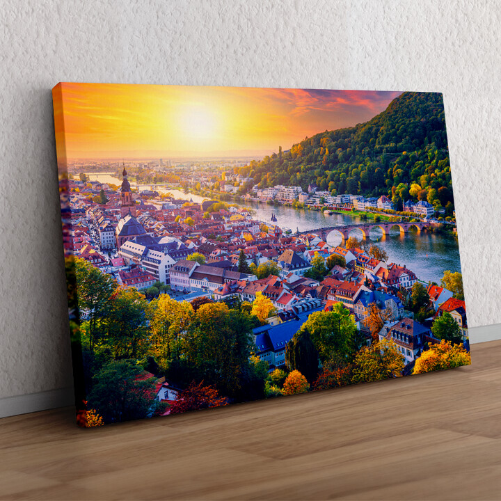 Cadeau personnalisé Le Heidelberg Skyline
