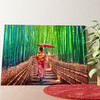 Bosquet de bambous Murale personnalisée