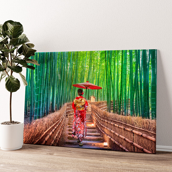 Impression sur toile personnalisée Bosquet de bambous