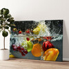 Impression sur toile personnalisée Fruits frais