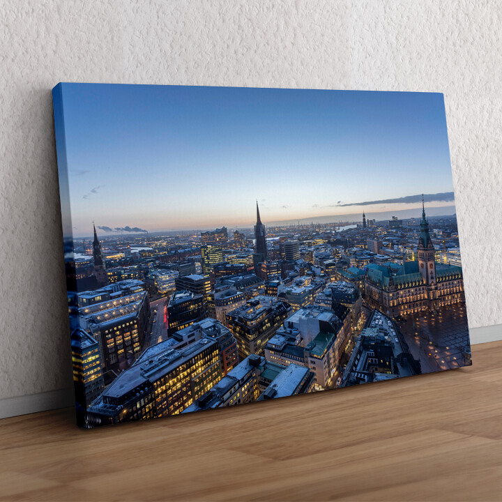 Cadeau personnalisé Le Skyline de Hambourg