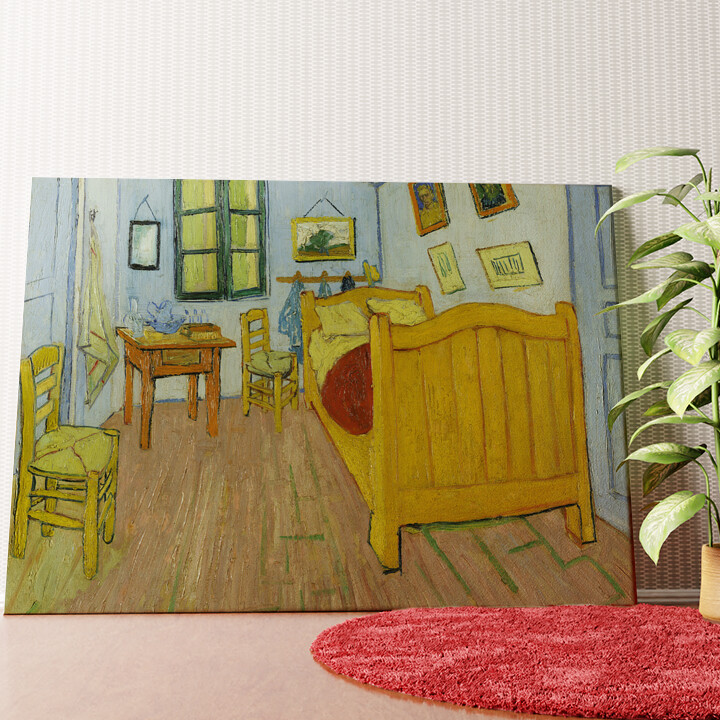 La camera di Vincent ad Arles  Tela personalizzata