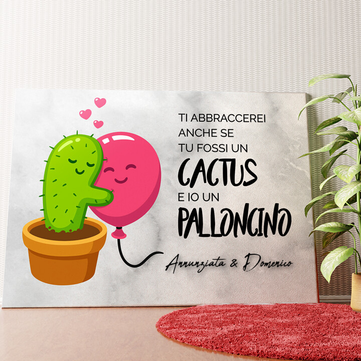Palloncini Cactus Tela personalizzata