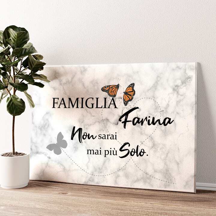 Stampa personalizzata su tela Farfalla