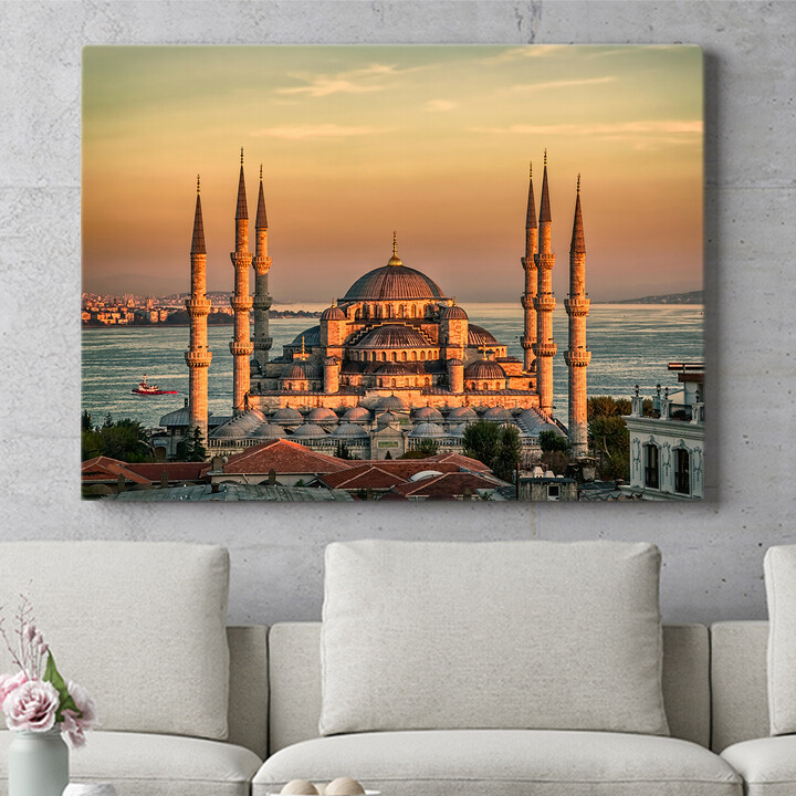 Tela personalizzata Moschea blu di Istanbul