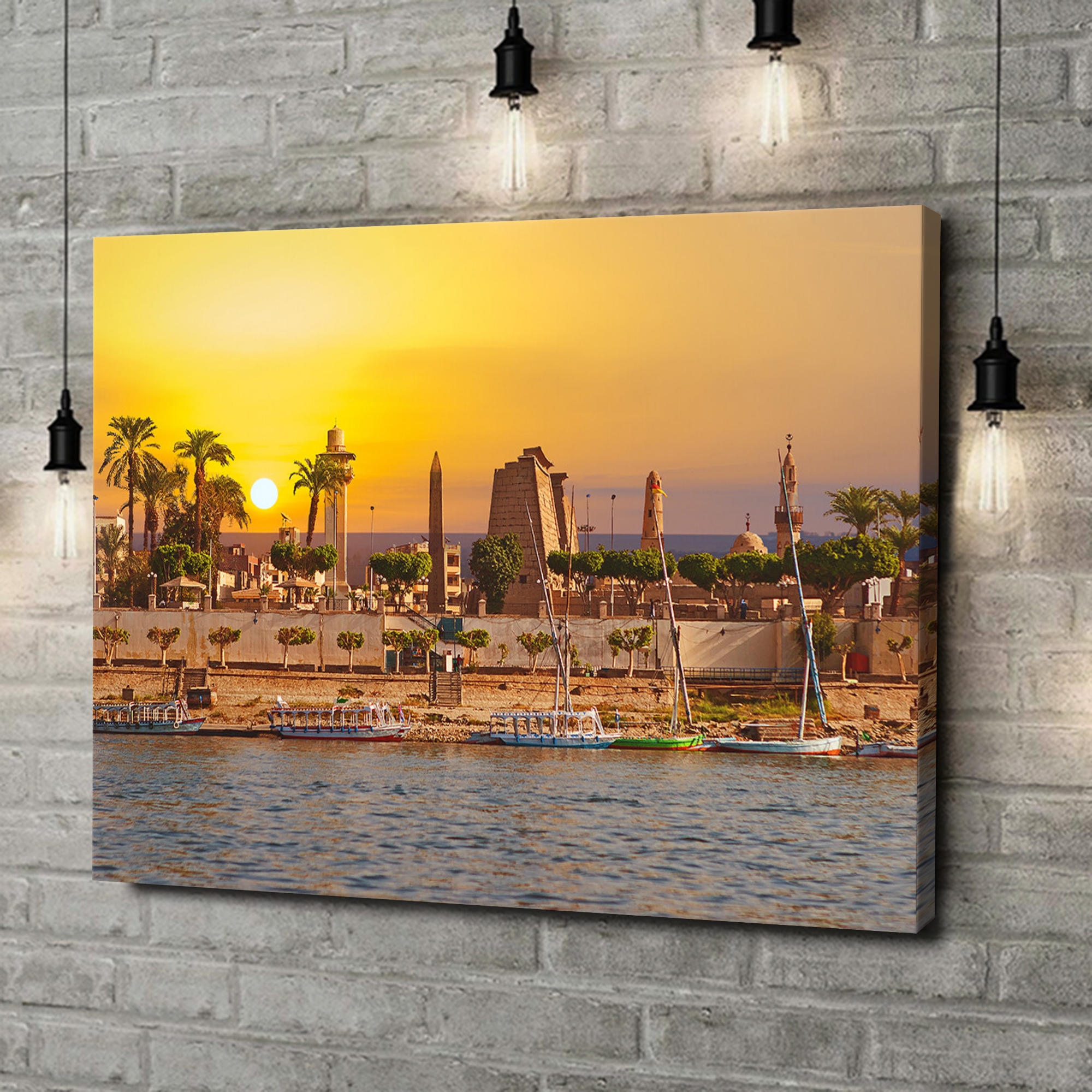 Tela Regalo Il Nilo al tramonto