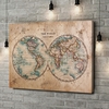 Tela Regalo Mappa del mondo