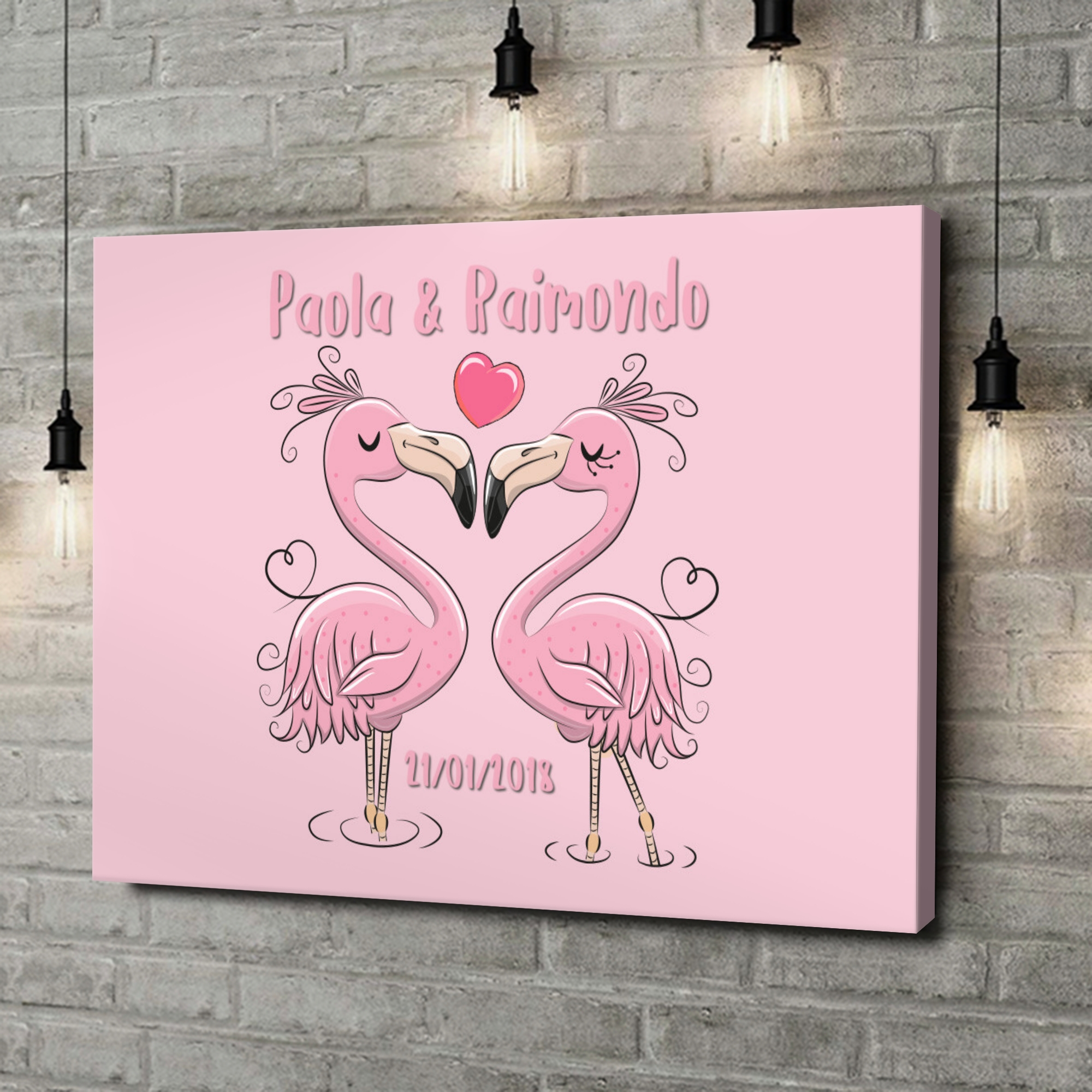 Tela Regalo Flamingorama