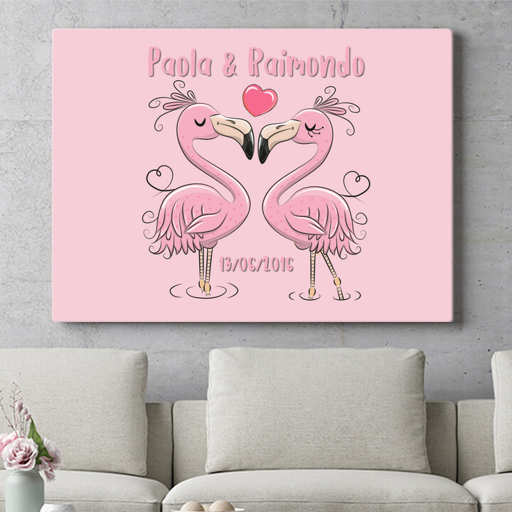 Tela personalizzata Flamingorama