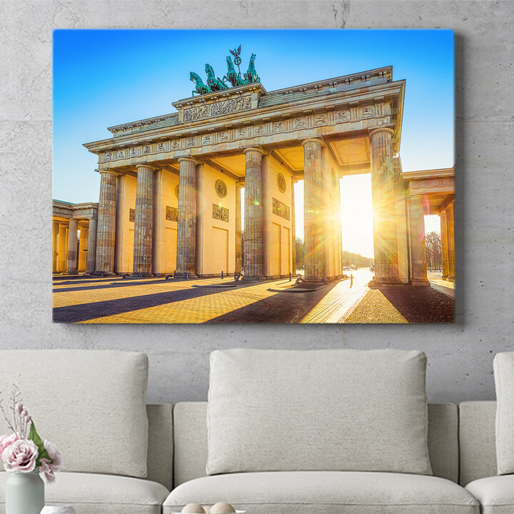 Gepersonaliseerde muurschildering Brandenburger Toren