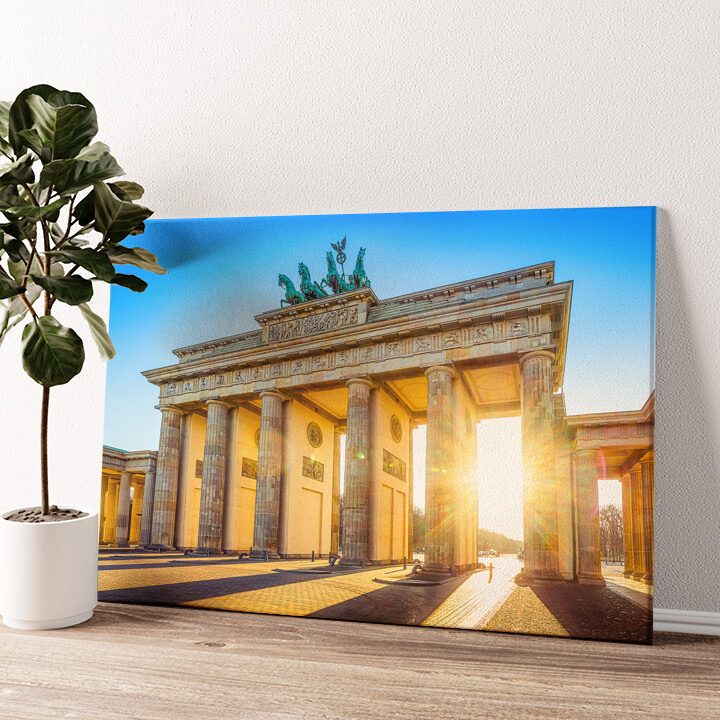 Gepersonaliseerde canvas print Brandenburger Toren