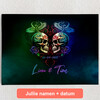 Gepersonaliseerde Canvas Rocker love