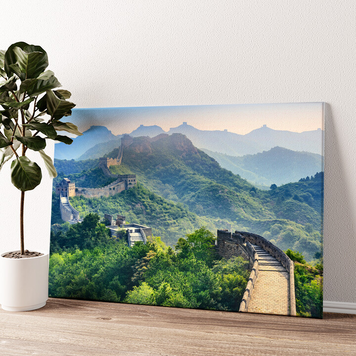 Gepersonaliseerde canvas print Grote muur van China