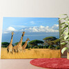 Giraffen voor de Kilimanjaro Gepersonaliseerde muurschildering