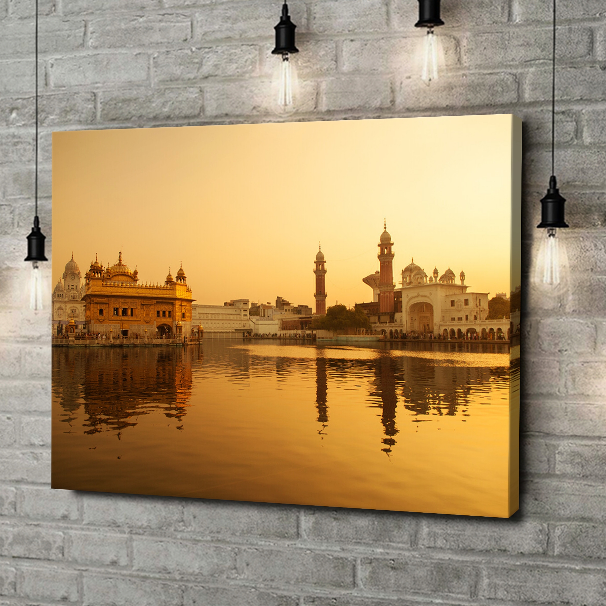 Canvas Cadeau Gouden Tempel Amritsar Punjab India