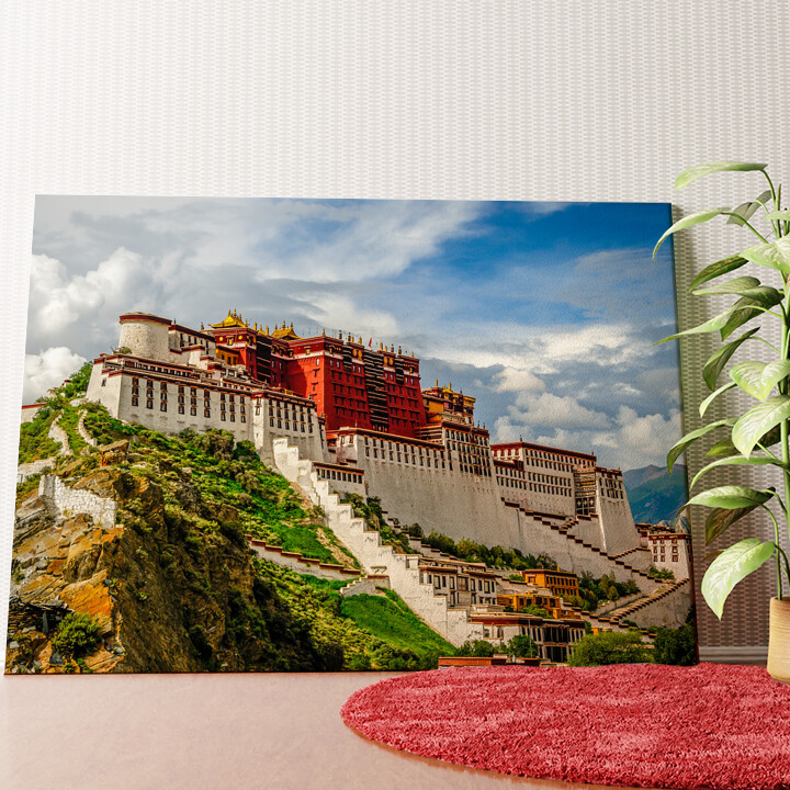 Portala-paleis in Tibet Gepersonaliseerde muurschildering