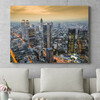 Gepersonaliseerde muurschildering Skyline van Frankfurt