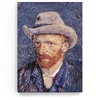 Gepersonaliseerde Canvas Zelfportret met vilten hoed