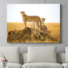 Gepersonaliseerde muurschildering Cheetah Serengeti