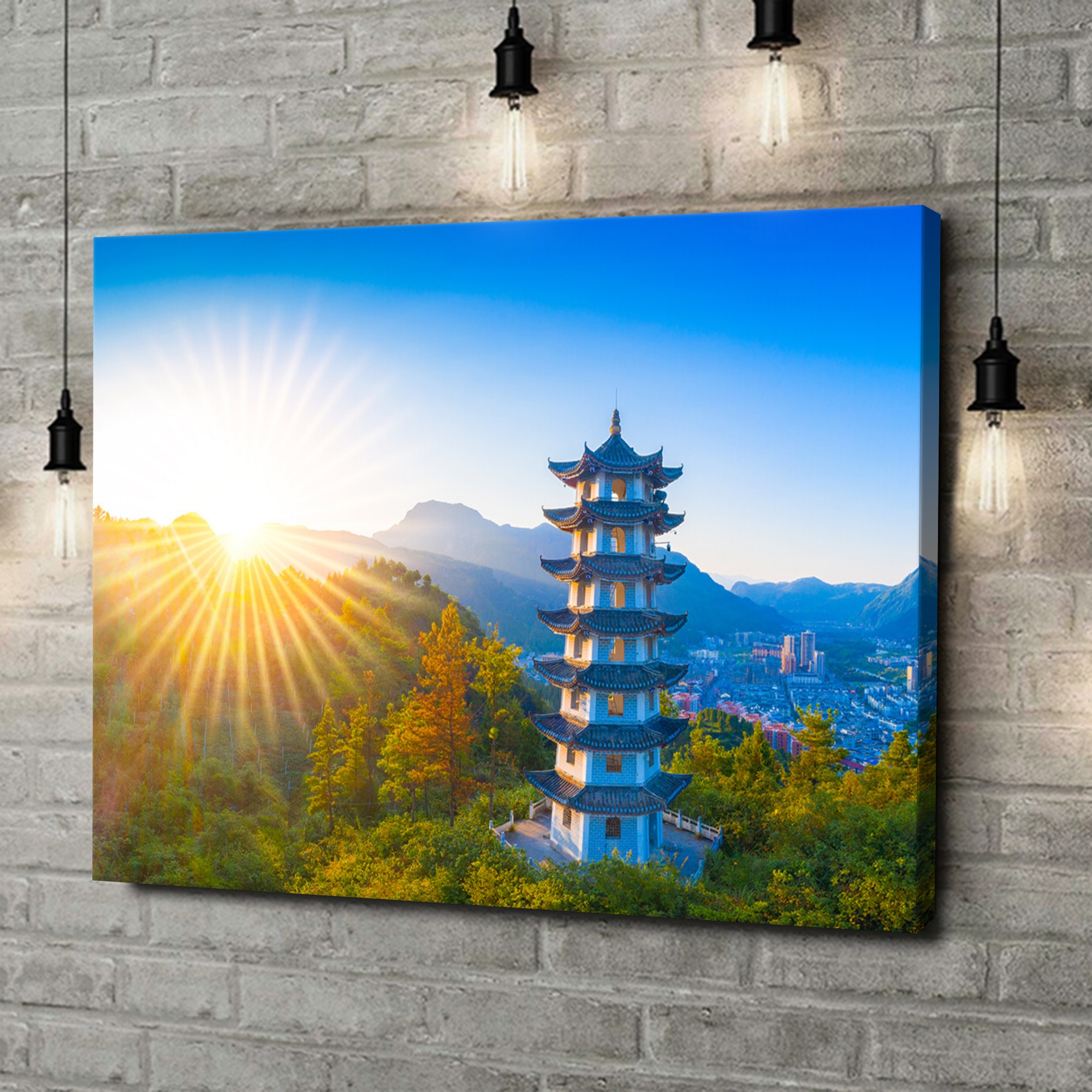 Canvas Cadeau Jiangkou Tongren Stad Guizhou Provincie China