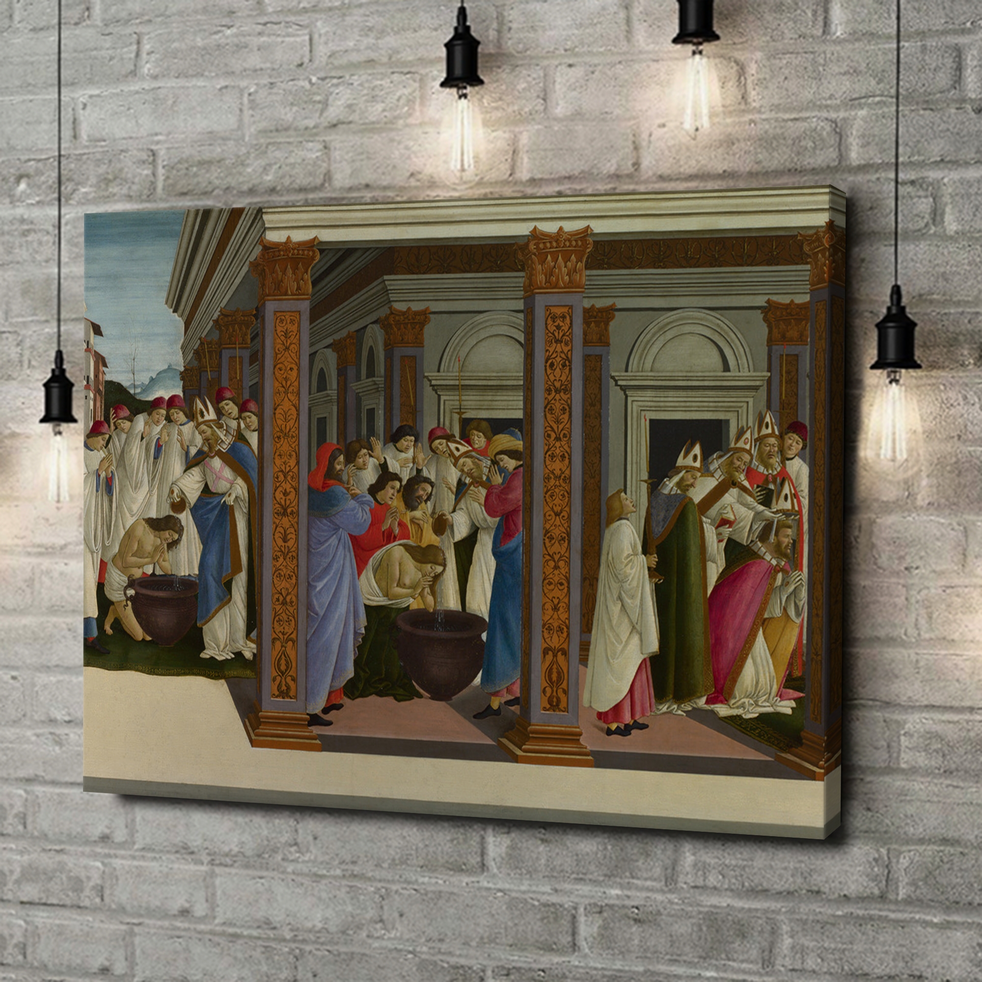 Canvas Cadeau De doop van St. Zenobius