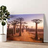 Gepersonaliseerde canvas print Baobab bomen Madagaskar