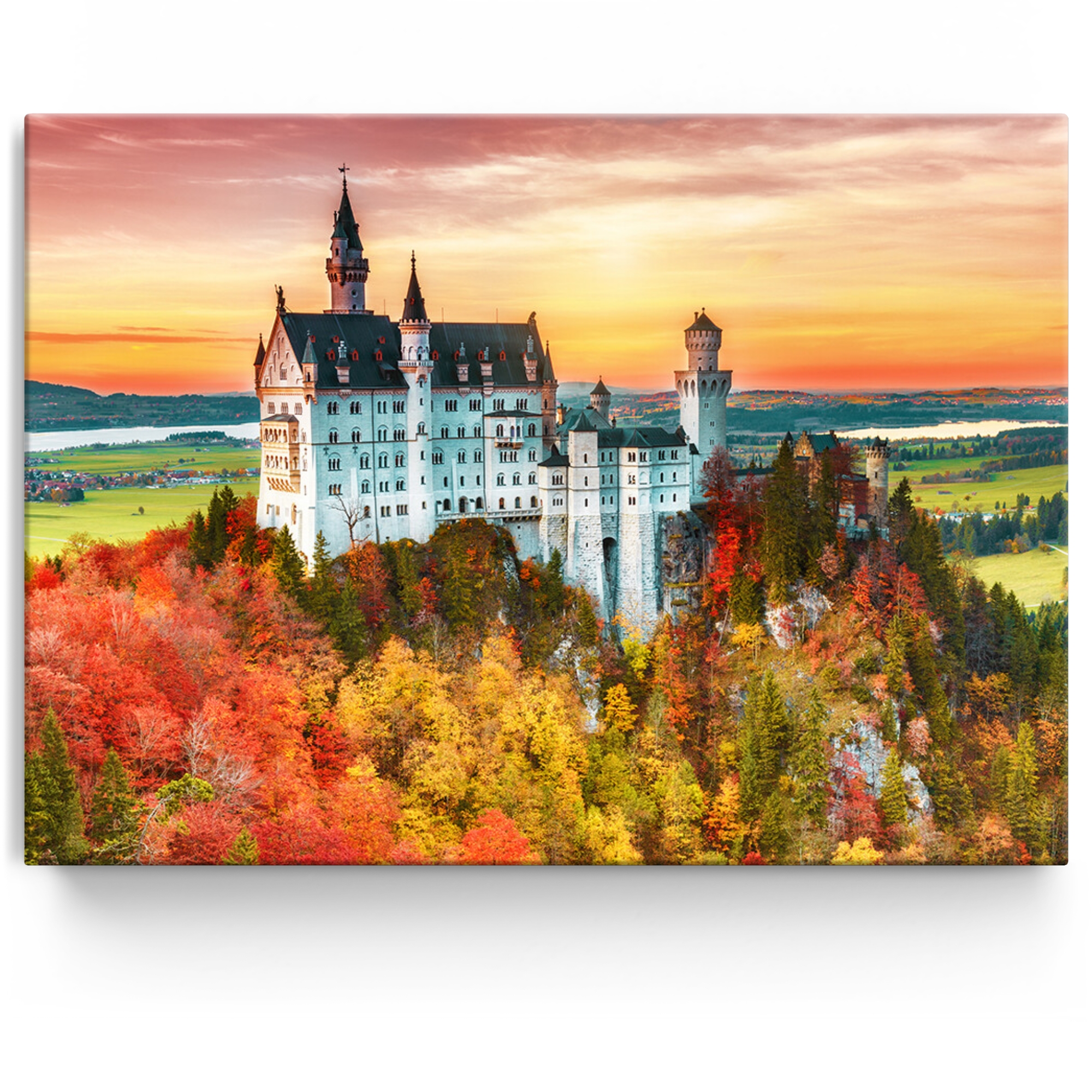Gepersonaliseerde Canvas Neuschwanstein kasteel