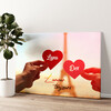 Gepersonaliseerde canvas print L'amour Toujours
