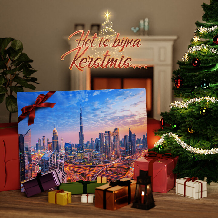 Canvas Cadeau Dubai Skyline