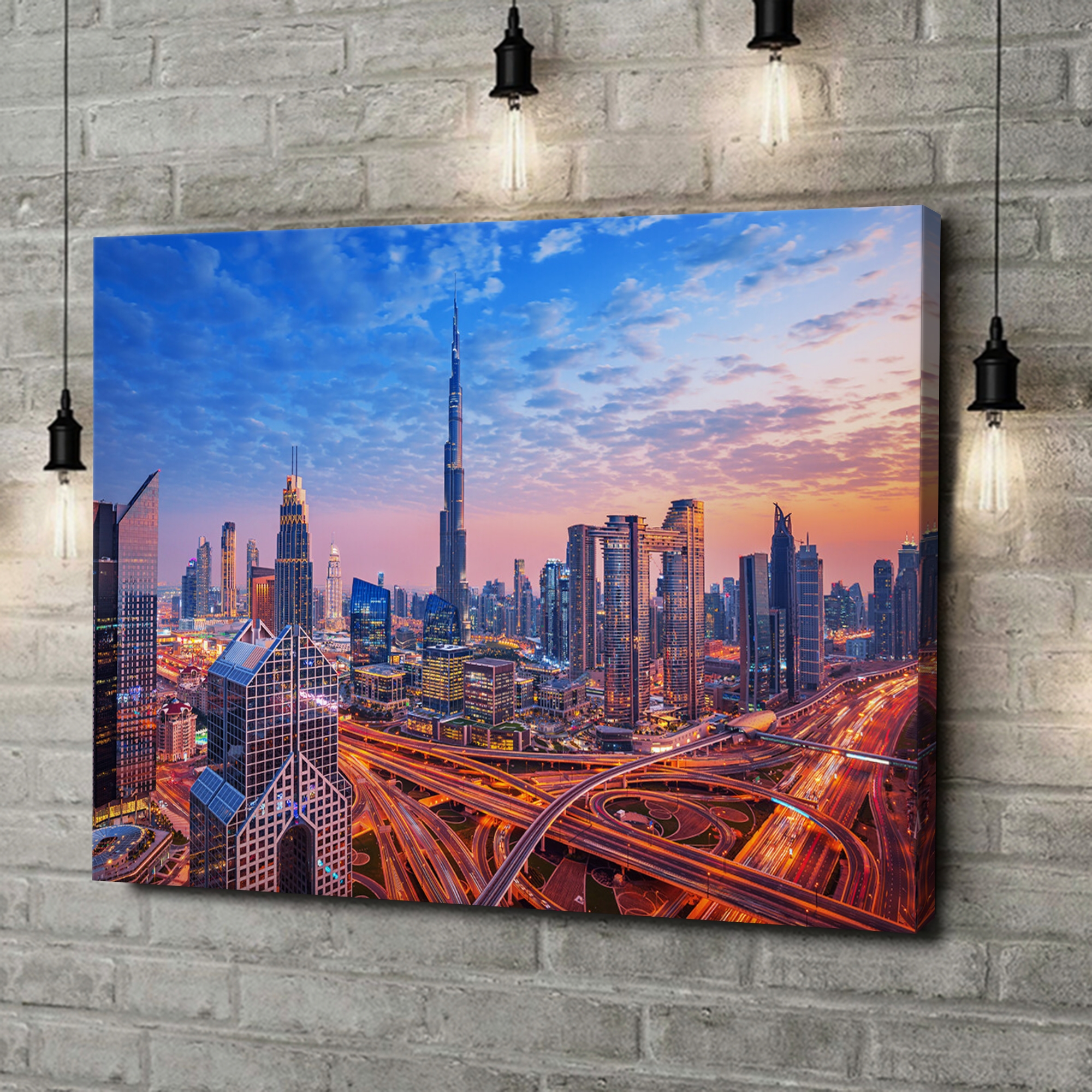 Canvas Cadeau Dubai Skyline